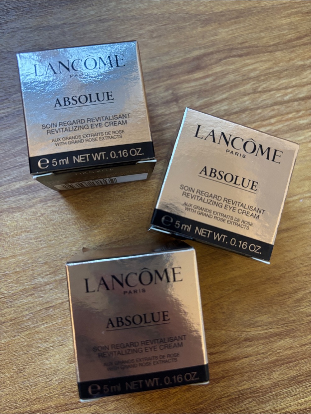 Lancome Absolue Eye Cream - 3 x 5ml